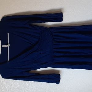 Navy blue soft dress